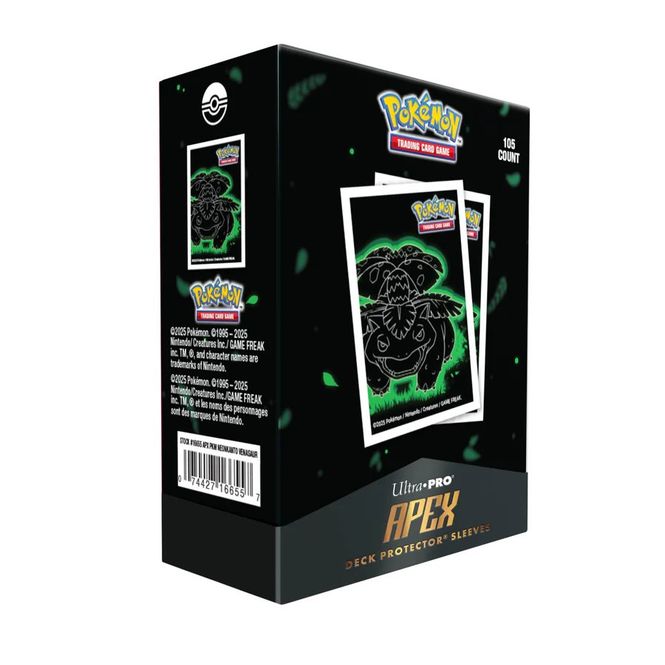 Hovedbilde Neon Kanto Venusaur Apex Deck Protector Sleeves ...