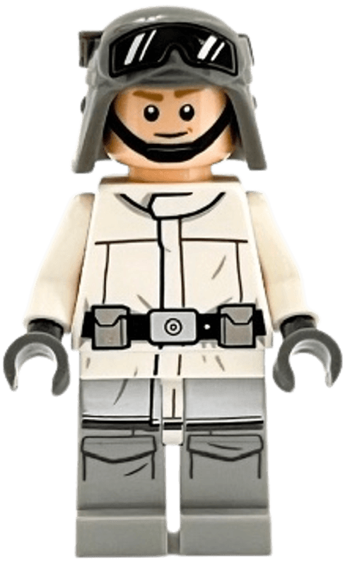 Imperial AT-ST Driver - Helmet with Molded Goggles, White Jacket (Hoth)
