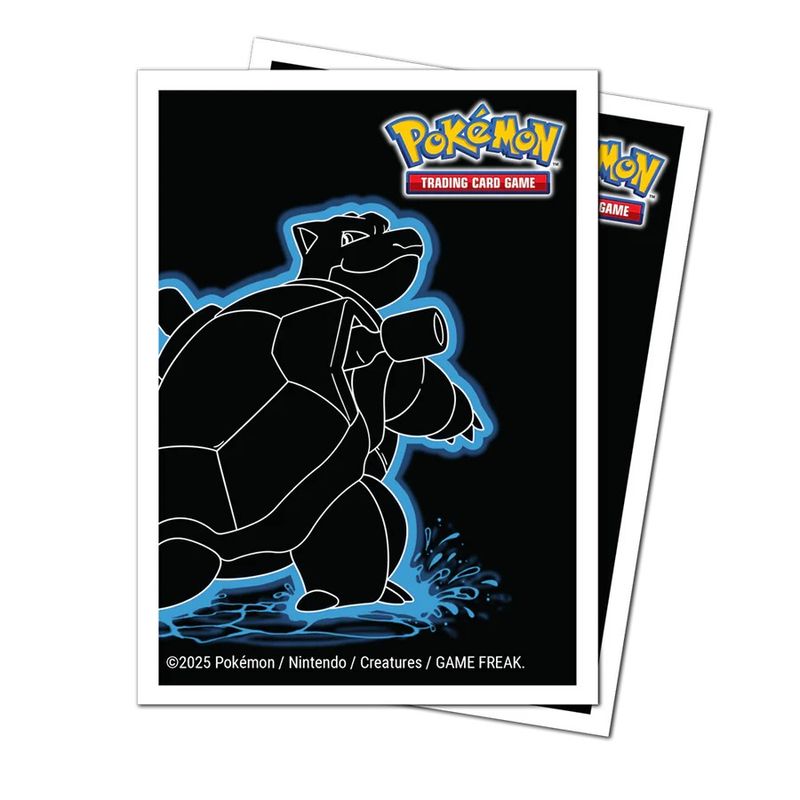 Neon Kanto Blastoise Apex Deck Protector Sleeves (105)