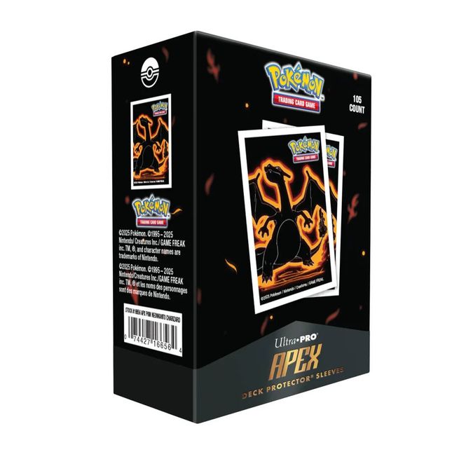 Hovedbilde Neon Kanto Charizard Apex Deck Protector Sleeves ...