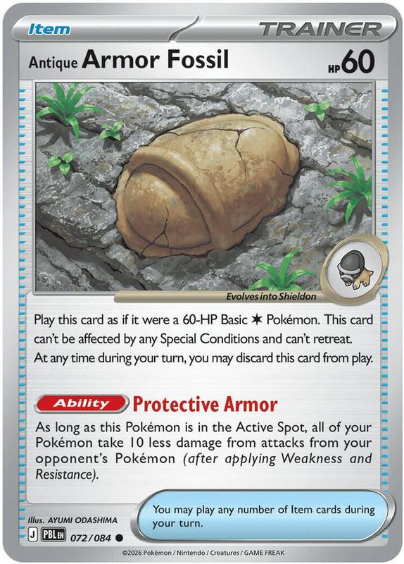 PBL - 072 - Antique Armor Fossil