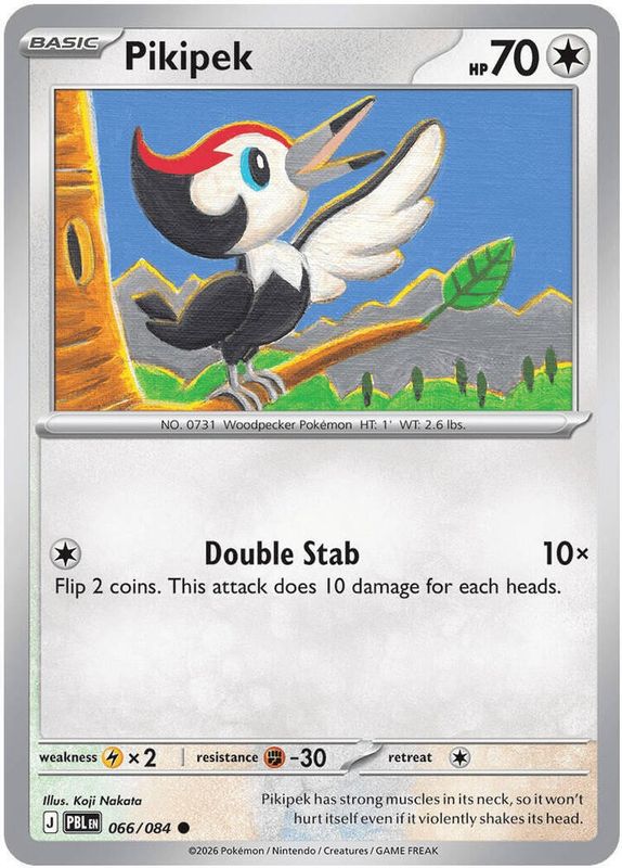 PBL - 066 - Pikipek - Reverse Holo
