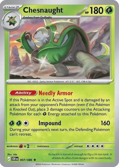 Hovedbilde CRI - 007 - Chesnaught - Holo