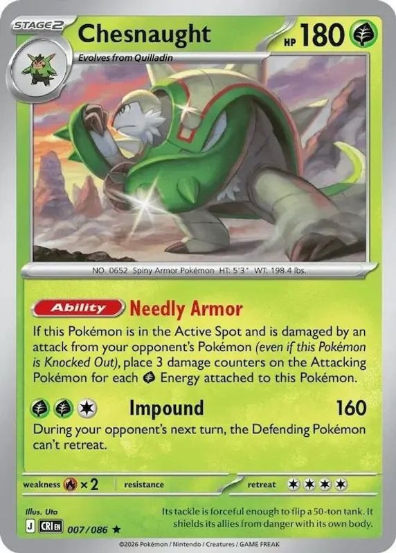 CRI - 007 - Chesnaught - Holo